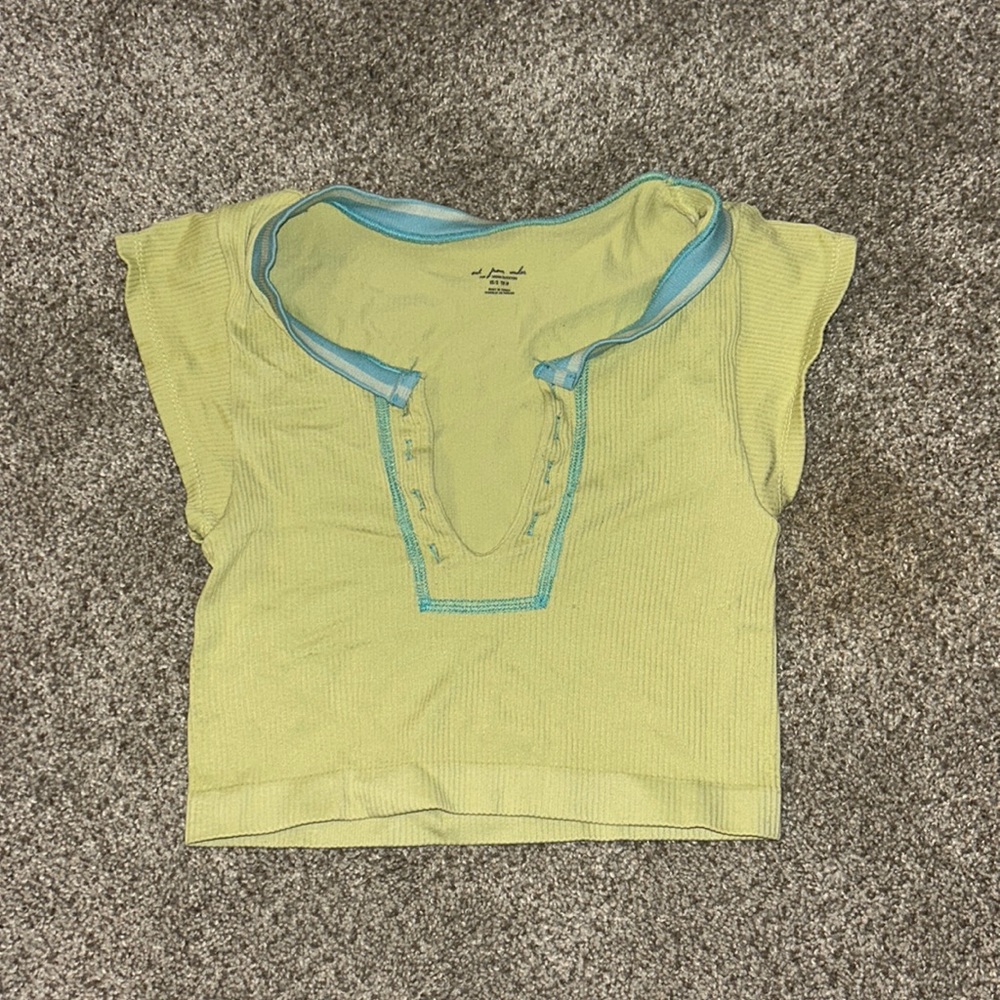 Out from Under Go for Gold Seamless Cropped Top